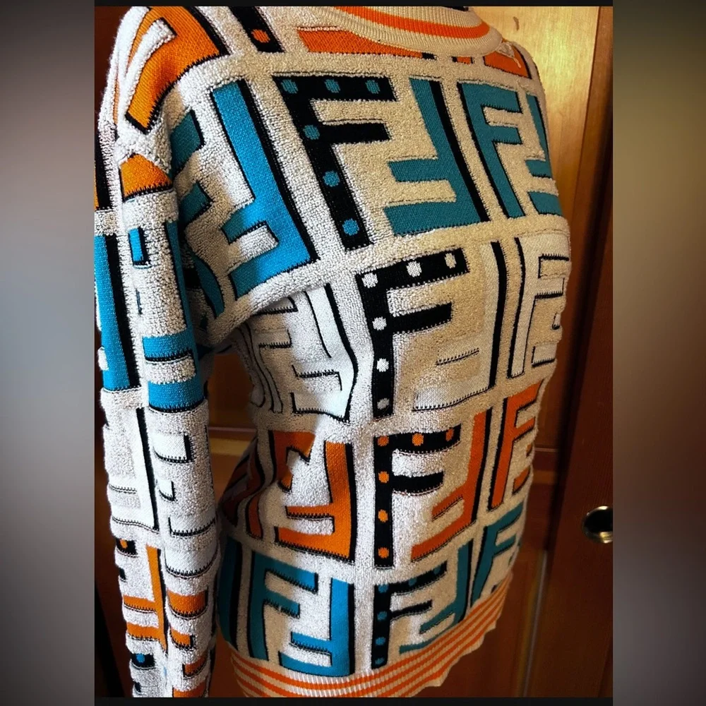 Multicolor Monogram Sweater - Picture 12 of 13